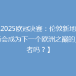 【2025欧冠决赛：伦敦新地标球场会成为下一个欧洲之巅的见证者吗？】