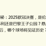 揭秘：2025欧冠决赛，是伦敦温布利还是巴黎王子公园？悬念背后，哪个球场将见证历史？
