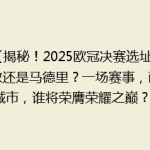 【揭秘！2025欧冠决赛选址：伦敦还是马德里？一场赛事，两座城市，谁将荣膺荣耀之巅？】